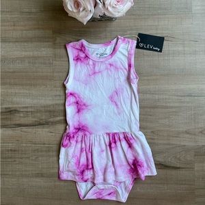 LEV Baby | baby girl madi skirted bodysuit